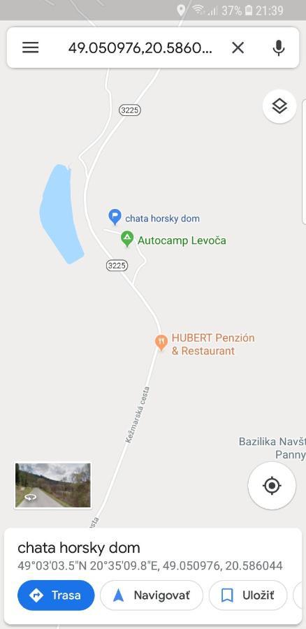 Horsky Dom Villa Levoča Eksteriør bilde